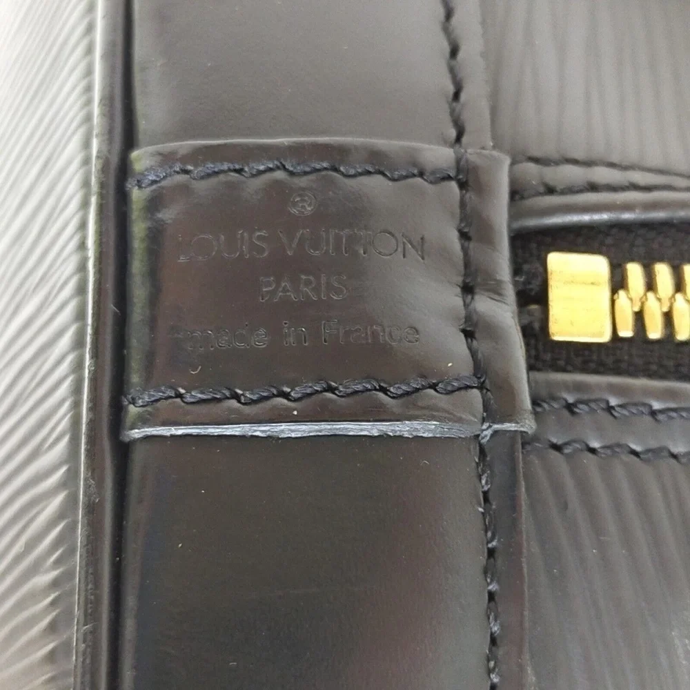 Louis Vuitton Alma Black Epi Leather